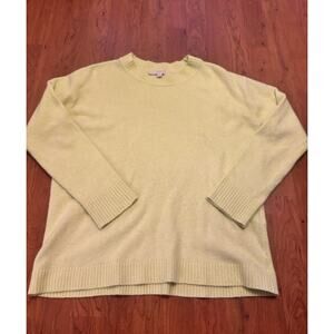 Ann Taylor Loft Lime Green women’s knit sweater size Large